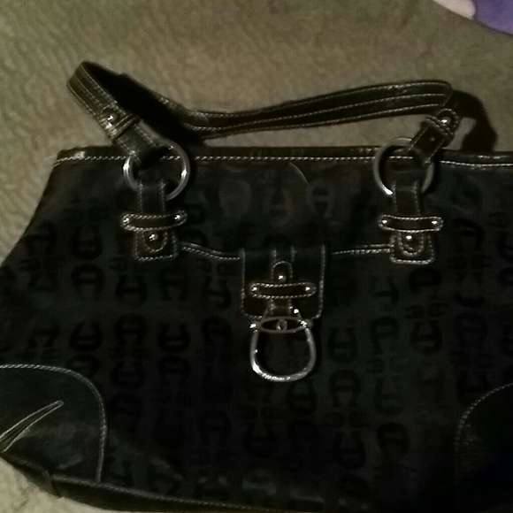 Medium Etienne Aigner Black Tote