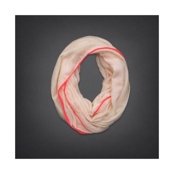 ♡ neon and gold infinity scarf ♡
