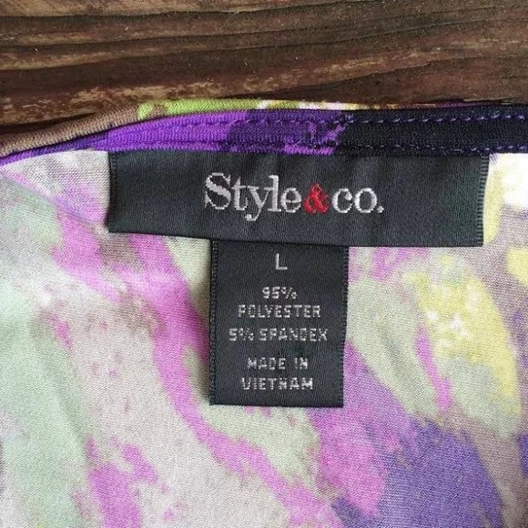 🚫SOLD IN BUNDLE🚫Style & Company Top Large - Picture 3 of 3