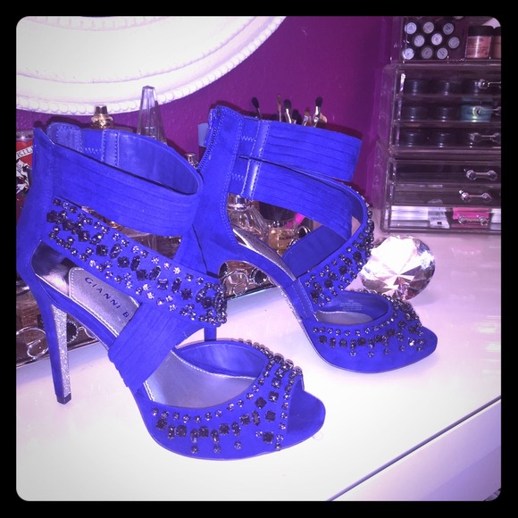 Blue heels