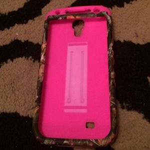 Galaxy S4 Pink Camouflage Case