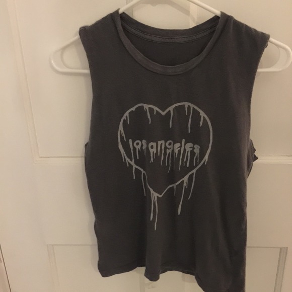 Gray Los Angeles Muscle Tee