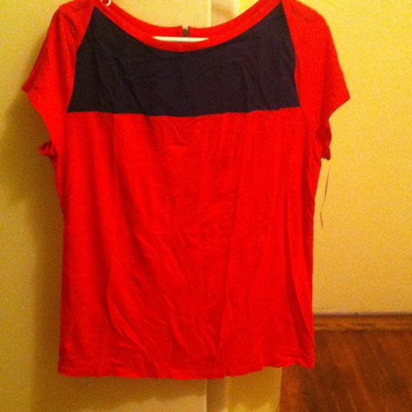 New with tags red tee