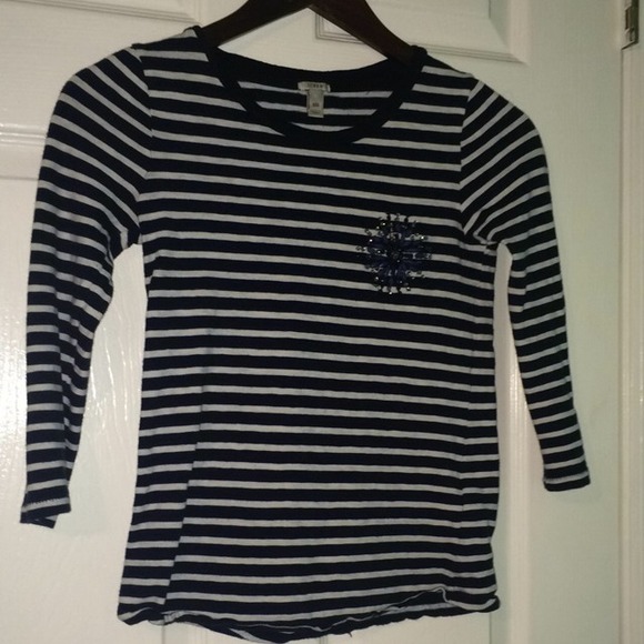 J.Crew Striped Starburst Shirt - Picture 1 of 4