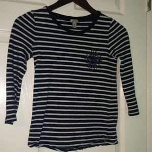 J.Crew Striped Starburst Shirt