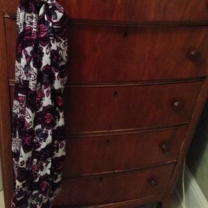 Purple infinity scarf