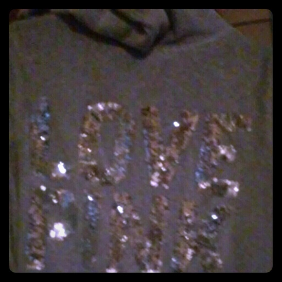 Bling PINK velour hoodie