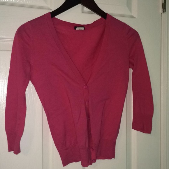 J. Crew Bright Pink Sweater - Picture 1 of 3
