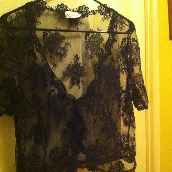 Handmade lace jacket or bolero