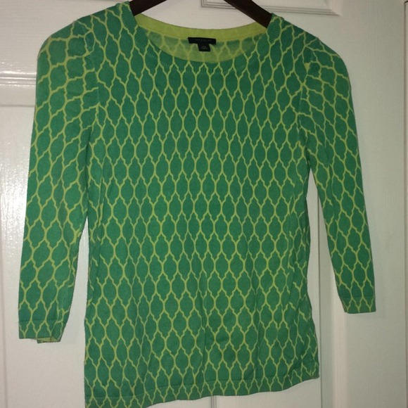 Ann Taylor Bright Patterned Sweater