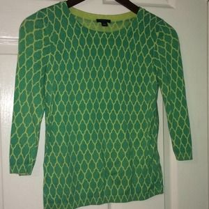 Ann Taylor Bright Patterned Sweater