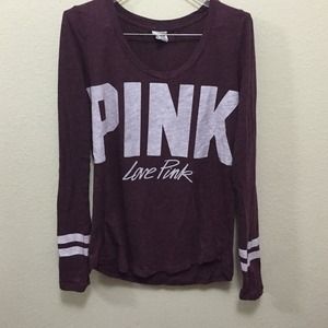 **RESERVED**@laceymarie Maroon VS PINK long sleeve