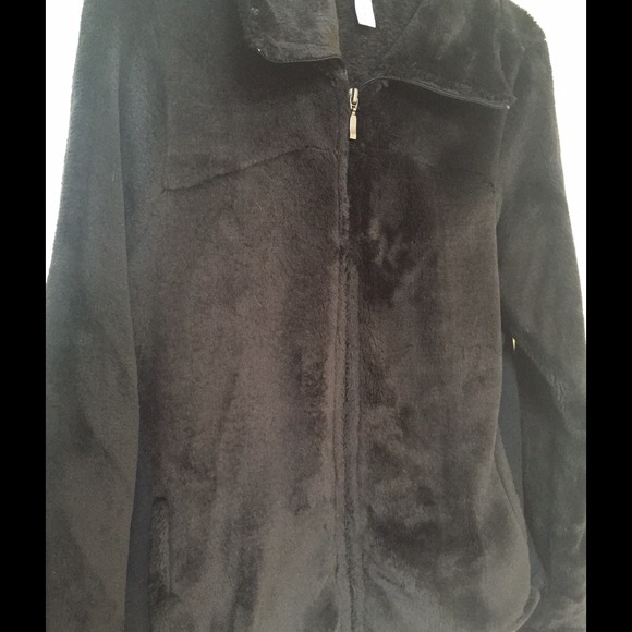 Cute, soft, cuddly furry brown jacket-Lg - Picture 4 of 4