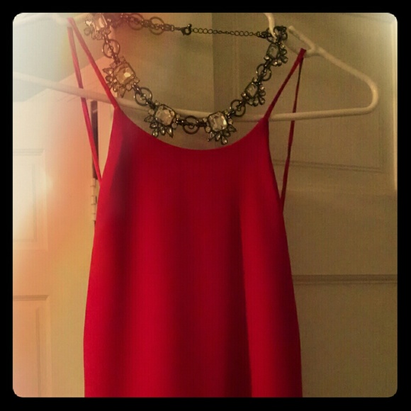 Red dress
