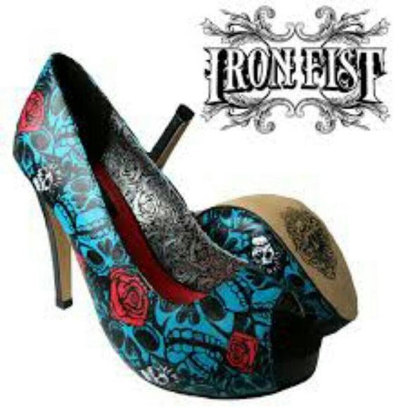 ISO ANY IRON FIST HEELS OR OTHER COLORFUL HEELS