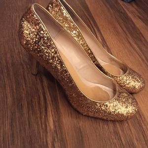 Gold heels