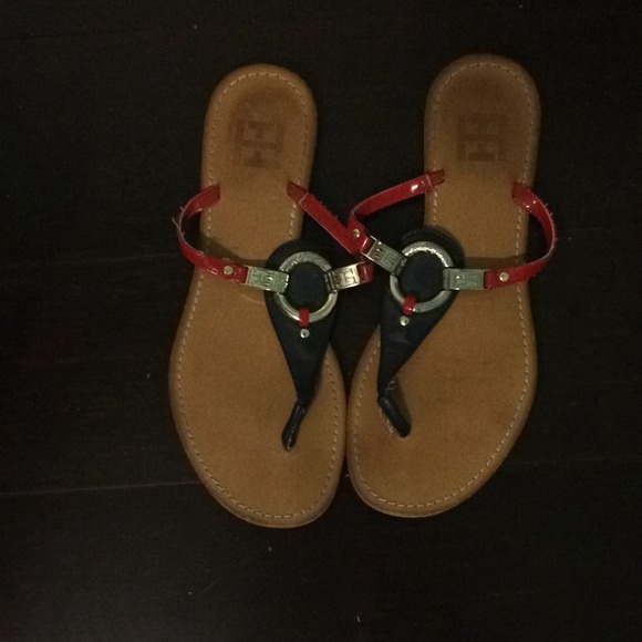 Tommy Hilfiger Patriotic Sandals - Picture 1 of 2