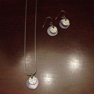 Lia Sophia necklace and earring set