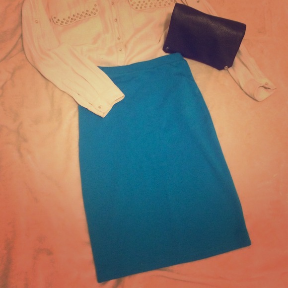 Cotton Pencil Skirt