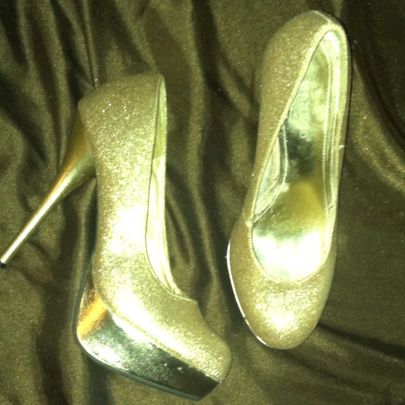 Glitter Platform Heels