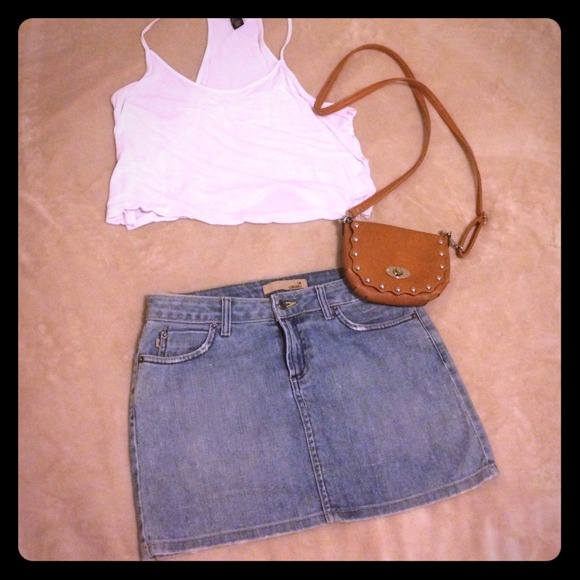 Denim Mini Skirt