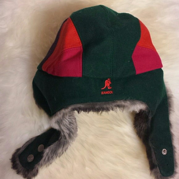 Kangol feastive multi colored fur hat - Picture 4 of 4