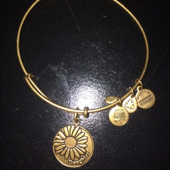Gold "Daughter" Alex&Ani bracelet