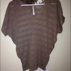 Beige dressy casual top