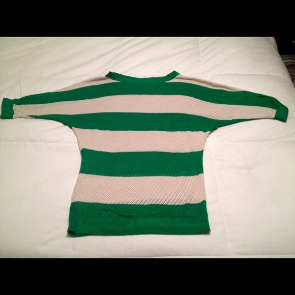 Green Stripe Sweater