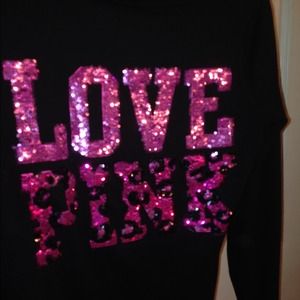 VSPink full zip Pink Bling sweatshirt 💎