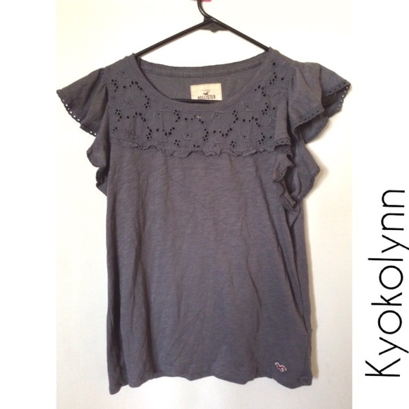 Grey Hollister top