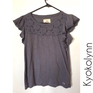 Grey Hollister top