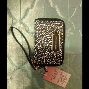 Nwt VS Rhinestone wristlet