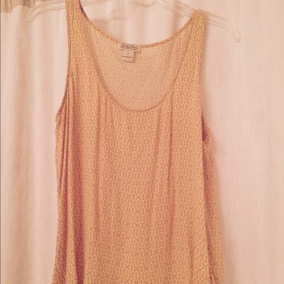 LUCKY BRAND-Lowered was $25 mustard color tank top - Picture 1 of 3