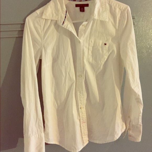 Tommy Hilfiger white button up