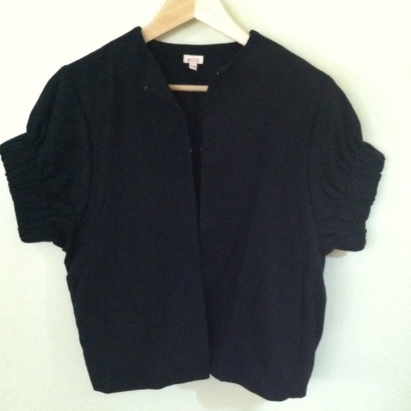 Echo Short Sleeve 100% Wool Short Coat Size S/M!