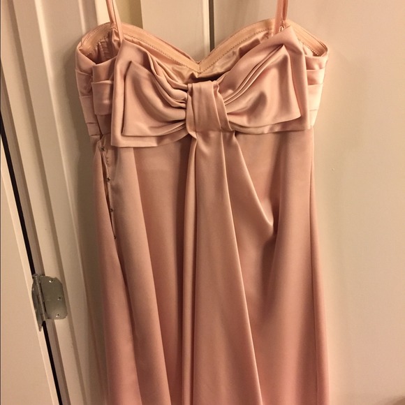 BCBG Strapless Bow in the Back Dress - Picture 2 of 3