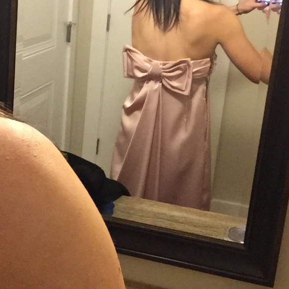 BCBG Strapless Bow in the Back Dress - Picture 3 of 3