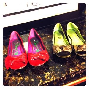 Two pairs of Blowfish flats for $10 Size 6 1/2