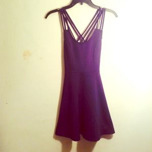 Dark blue skater dress 💙