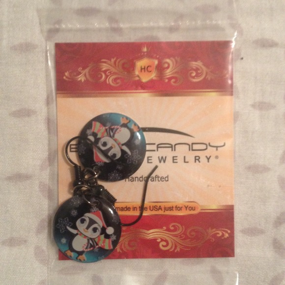 Penguin earrings