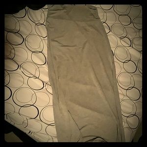 Grey maxi skirt