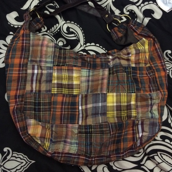 Plaid purse