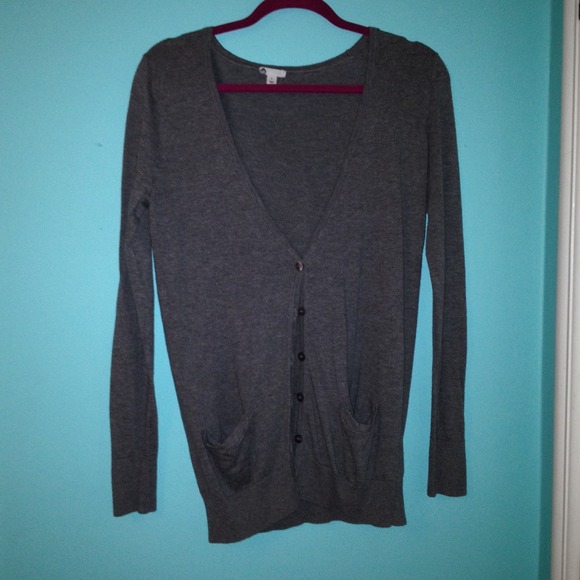 Soft grey cardigan