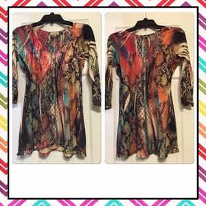 REDUCED!! Multicolor animal print shirt!!