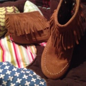 Slightly used moccasins!