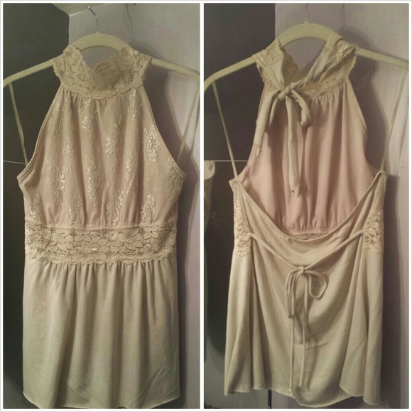 Lace Halter Top