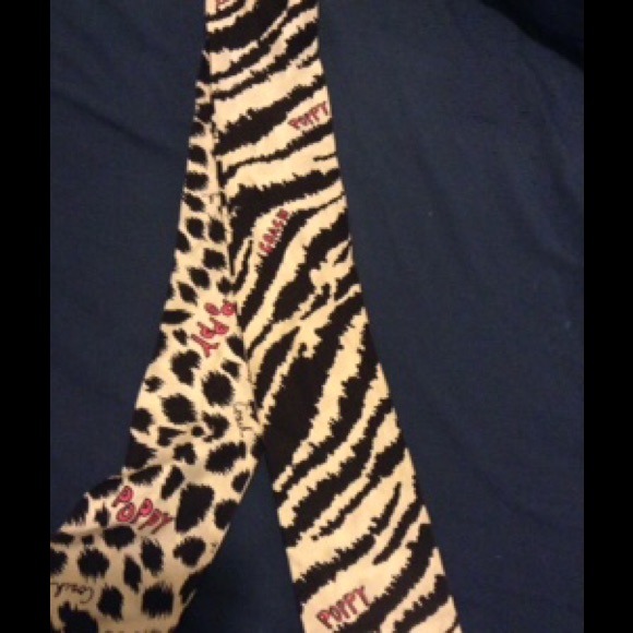 Poppy coach zebra print scarf