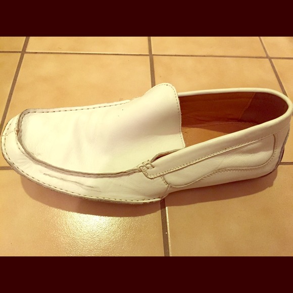 Also men's white shoes