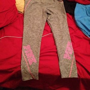 Pink yoga pants